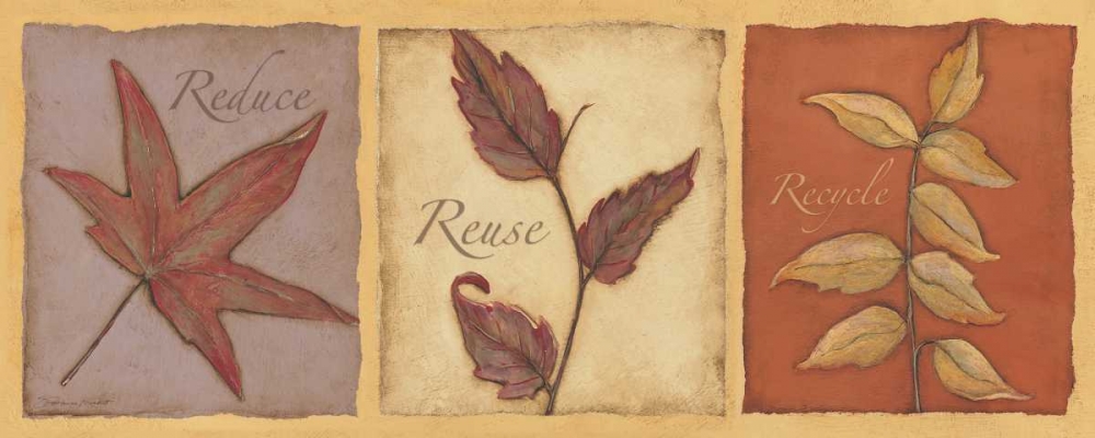 Reduce Reuse Recycle art print by Stephanie Marrott for $57.95 CAD