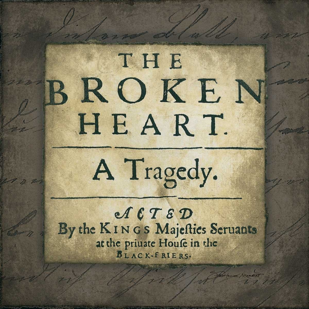 Broken Heart art print by Stephanie Marrott for $57.95 CAD