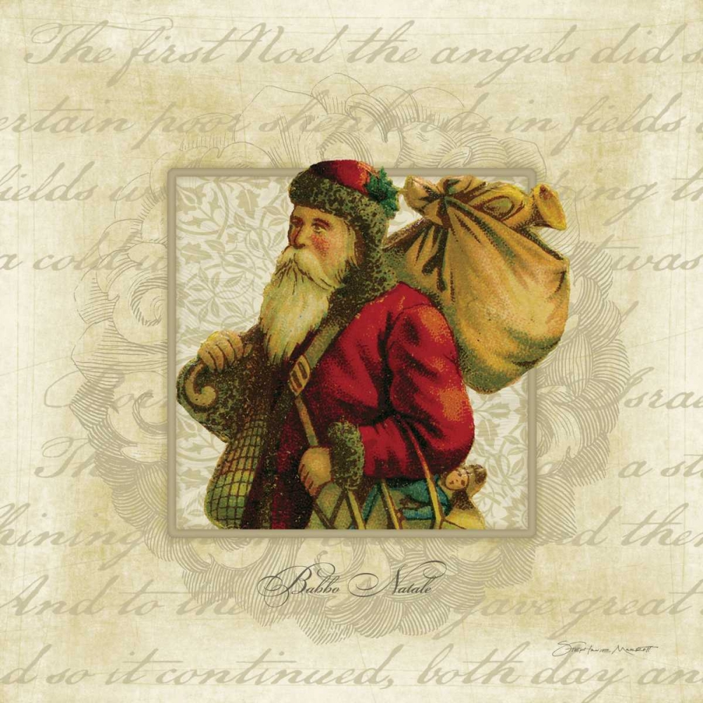 Babbo Natale art print by Stephanie Marrott for $57.95 CAD