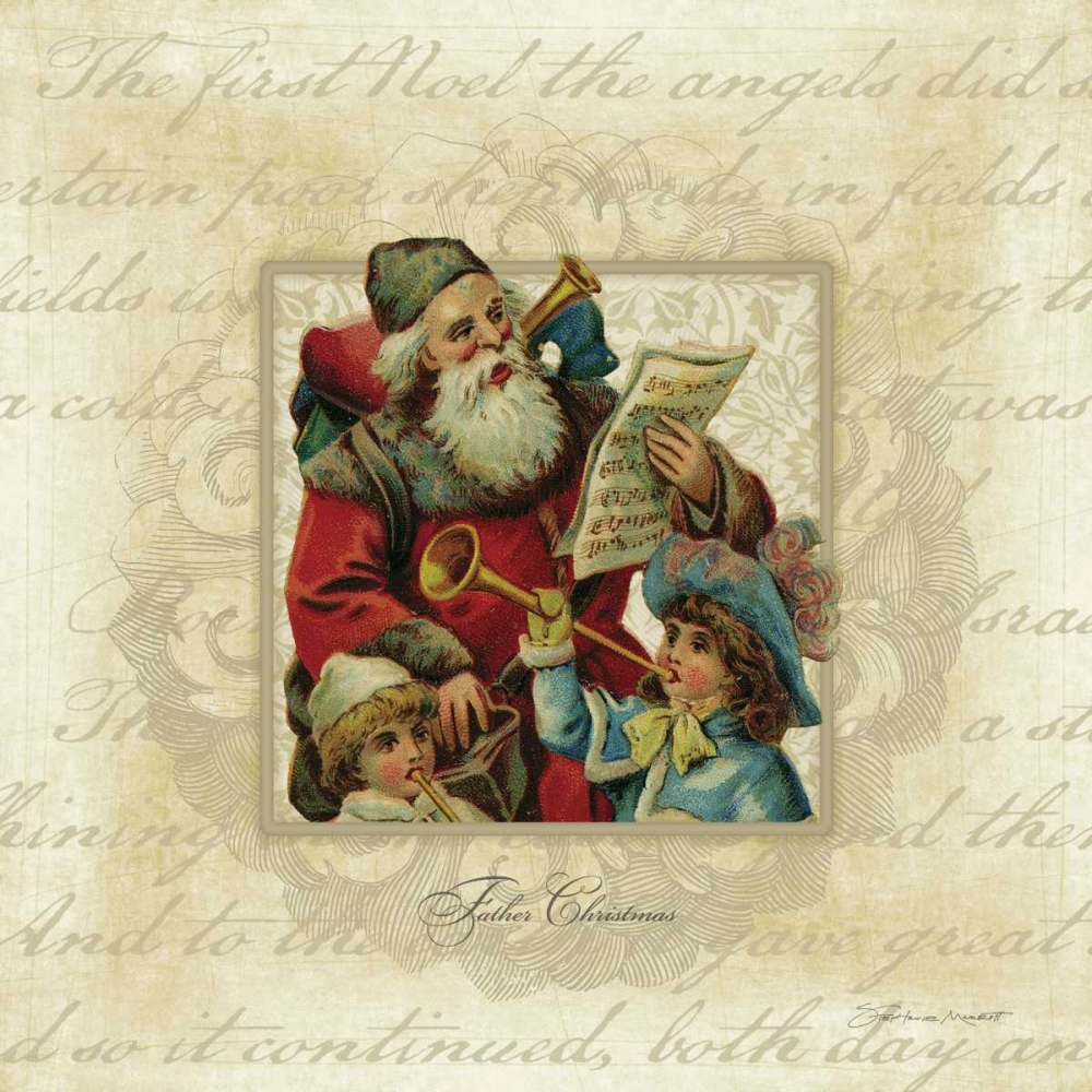 Father Christmas art print by Stephanie Marrott for $57.95 CAD