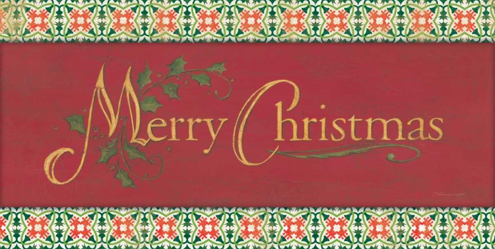 Merry Christmas art print by Stephanie Marrott for $57.95 CAD