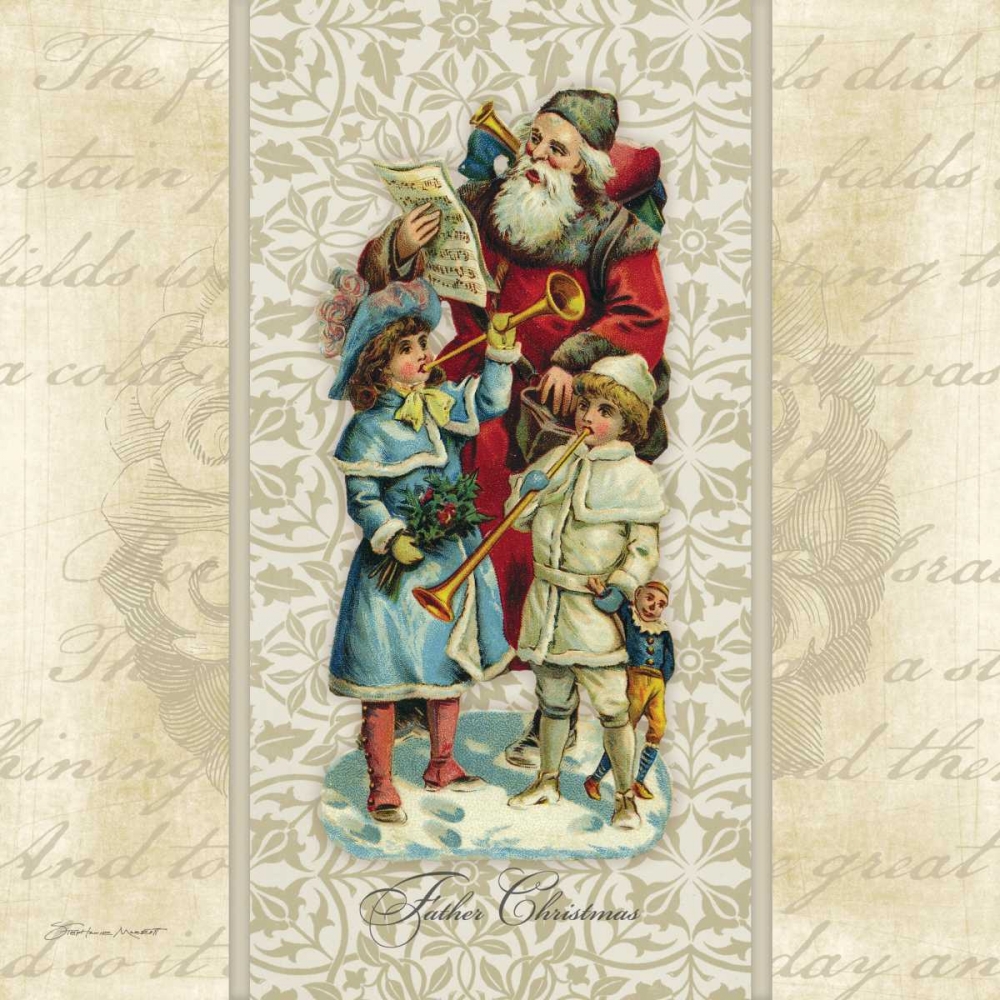 Father Christmas art print by Stephanie Marrott for $57.95 CAD