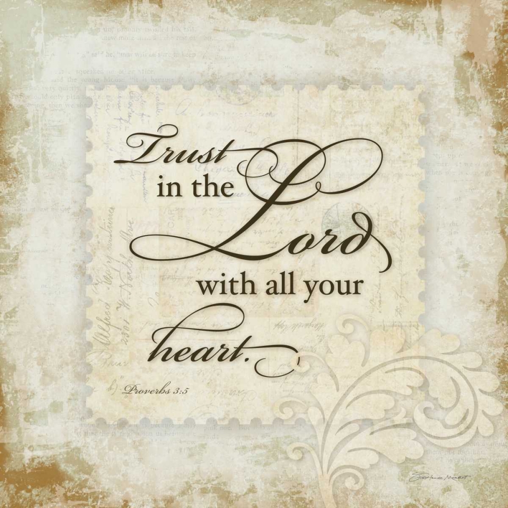 Trust the Lord art print by Stephanie Marrott for $57.95 CAD