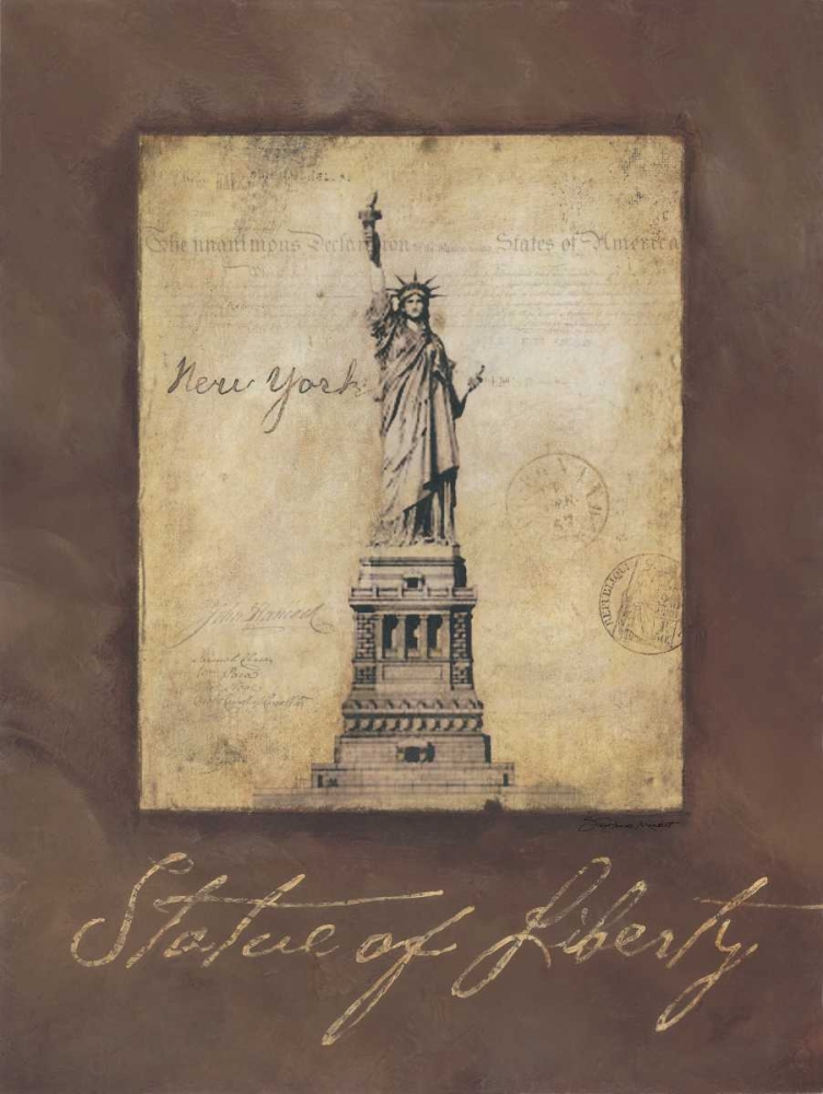 Statue of Liberty art print by Stephanie Marrott for $57.95 CAD