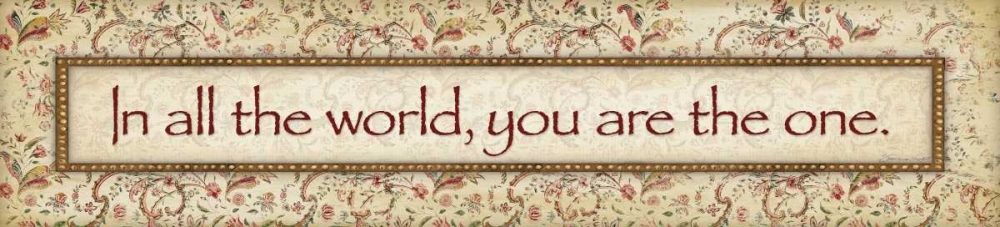 You Are the One art print by Stephanie Marrott for $57.95 CAD