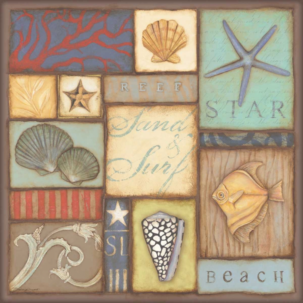 Sand and Surf art print by Stephanie Marrott for $57.95 CAD