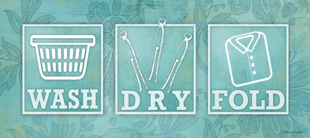 Wash Dry Fold art print by Stephanie Marrott for $57.95 CAD