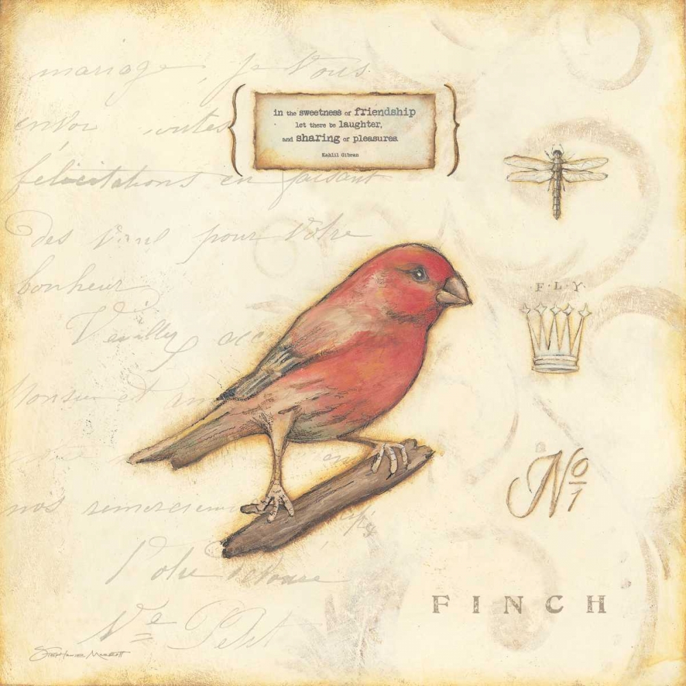 Color Bird I art print by Stephanie Marrott for $57.95 CAD
