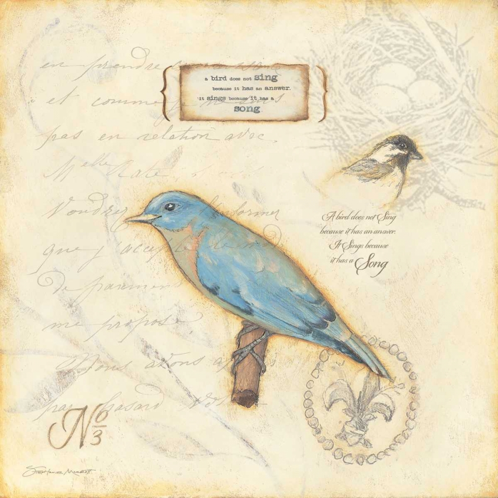 Color Bird III art print by Stephanie Marrott for $57.95 CAD