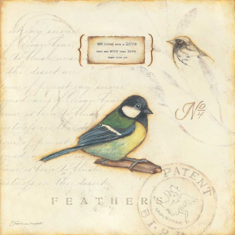Color Bird IV art print by Stephanie Marrott for $57.95 CAD