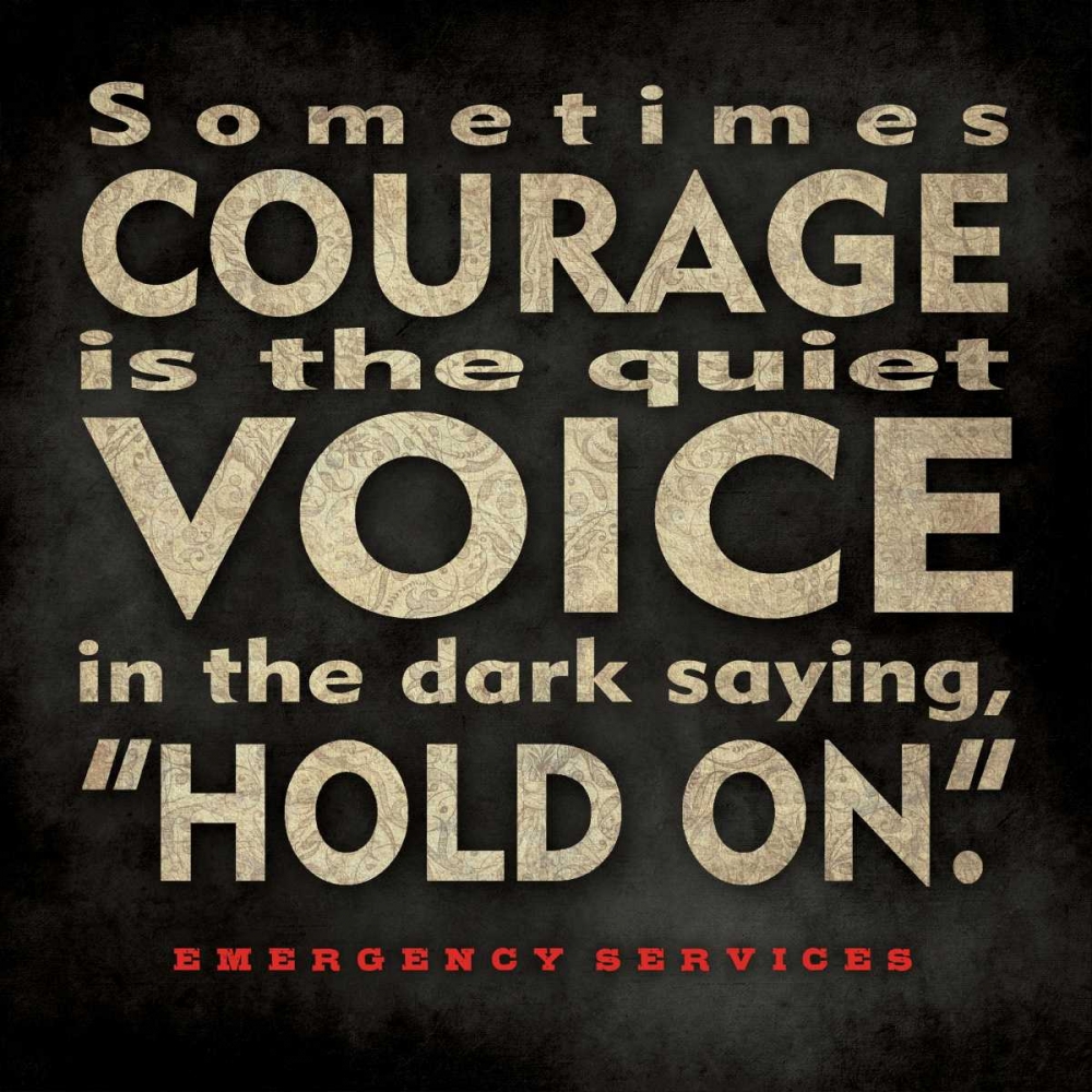 Emergency Services - Courage art print by Stephanie Marrott for $57.95 CAD