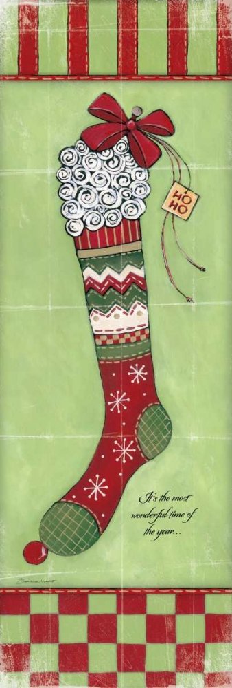 Stocking II art print by Stephanie Marrott for $57.95 CAD