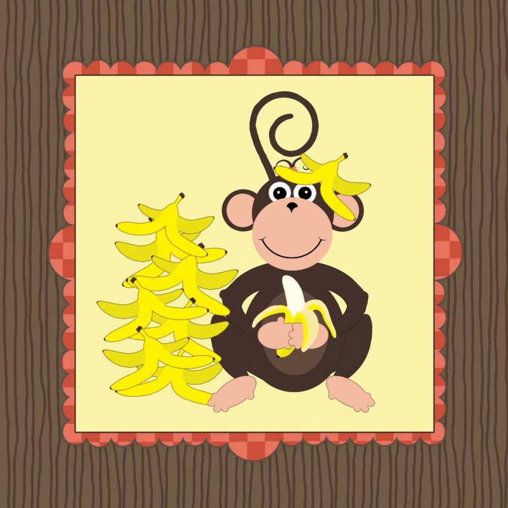 Banana Monkey art print by Stephanie Marrott for $57.95 CAD