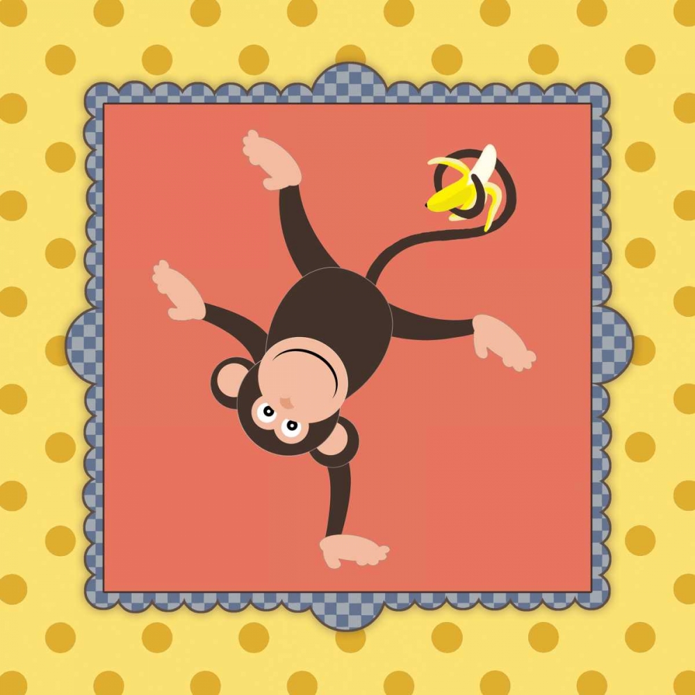 Twirl Monkey art print by Stephanie Marrott for $57.95 CAD