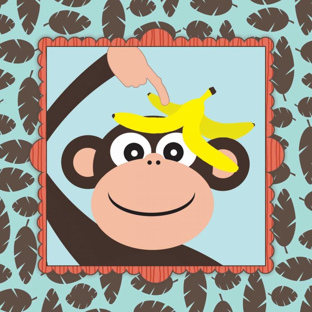 Banana on Monkey art print by Stephanie Marrott for $57.95 CAD