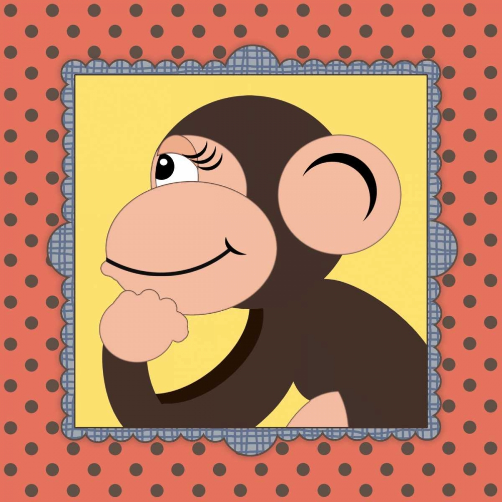 Monkey Face II art print by Stephanie Marrott for $57.95 CAD