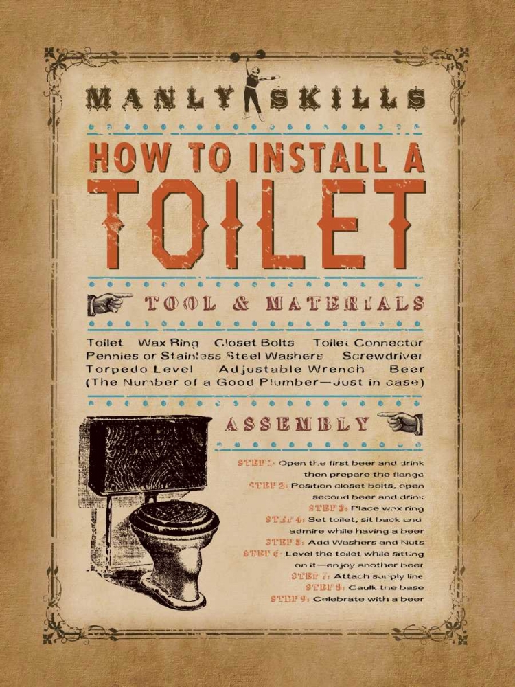 Manly Skills I art print by Stephanie Marrott for $57.95 CAD