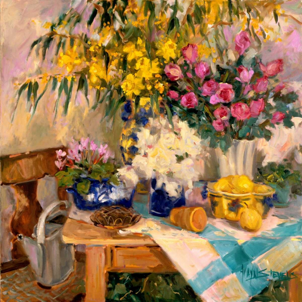 Fresh Flowers II art print by Allayn Stevens for $57.95 CAD