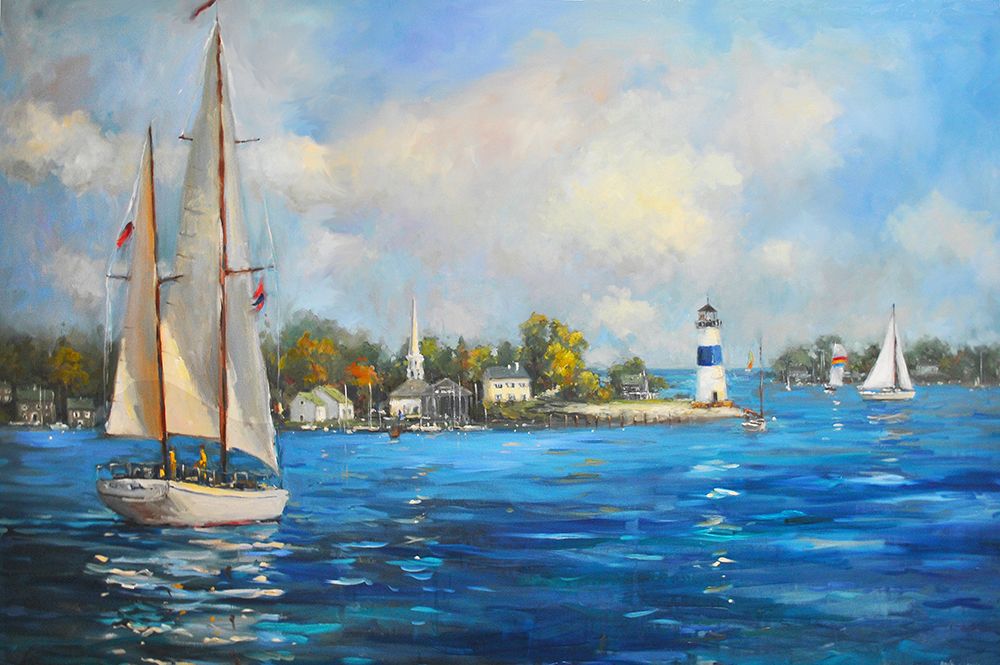 Sailing On Sunday art print by Allayn Stevens for $57.95 CAD