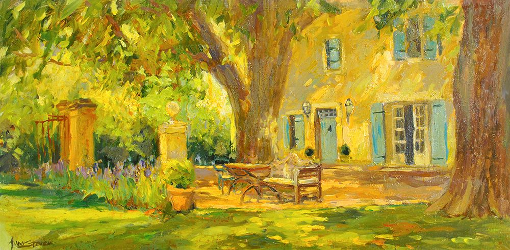 Italian Villa art print by Allayn Stevens for $57.95 CAD