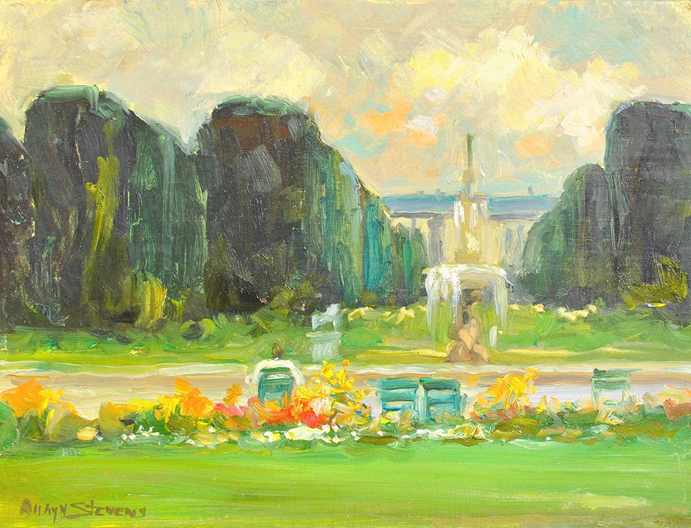 Italian Gardens art print by Allayn Stevens for $57.95 CAD