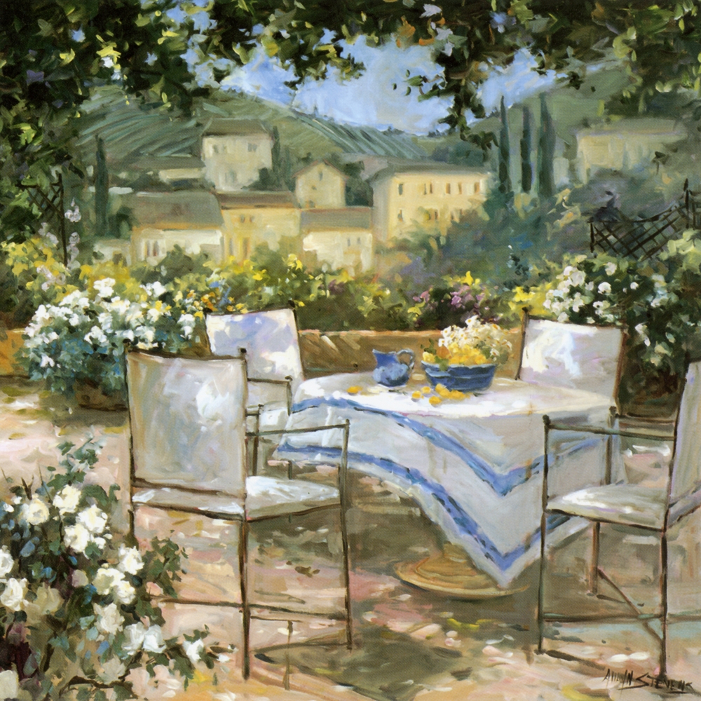 Tuscany Terrace art print by Allayn Stevens for $57.95 CAD