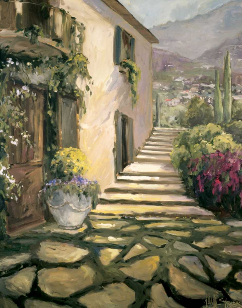 Sunlit Villa II art print by Allayn Stevens for $57.95 CAD