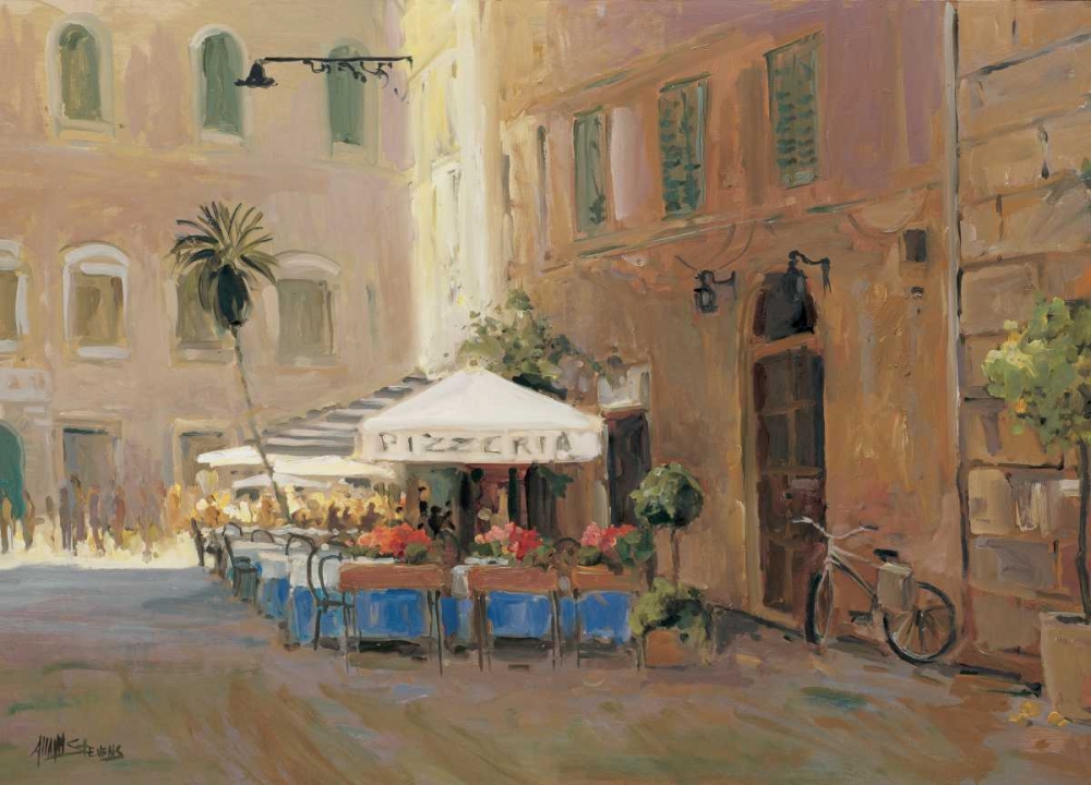 Cafe Roma art print by Allayn Stevens for $57.95 CAD
