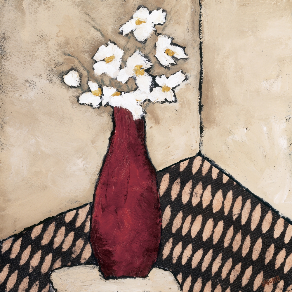Red Vase art print by Judi Bagnato for $57.95 CAD