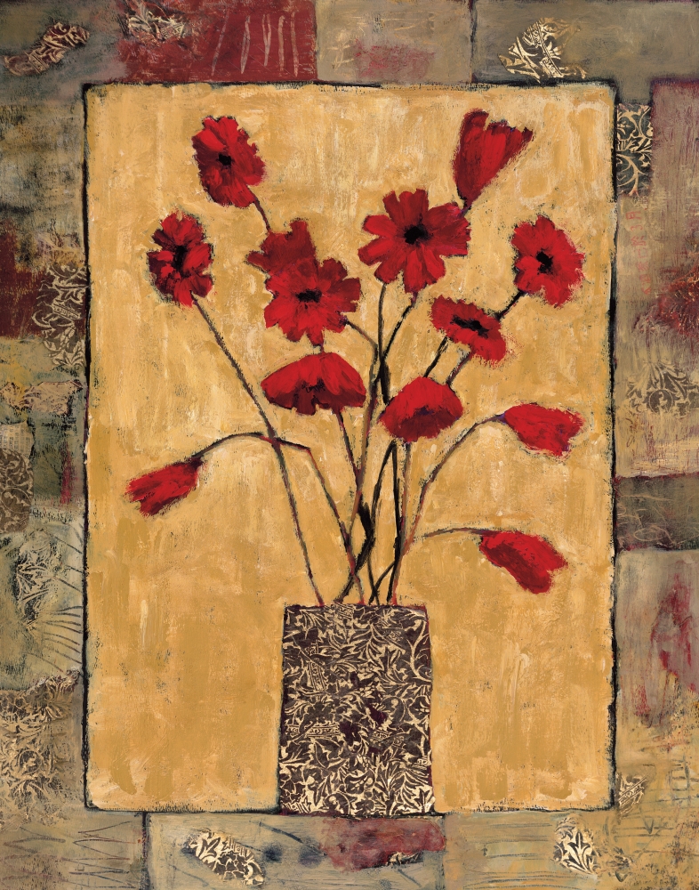 Red Flowers art print by Judi Bagnato for $57.95 CAD