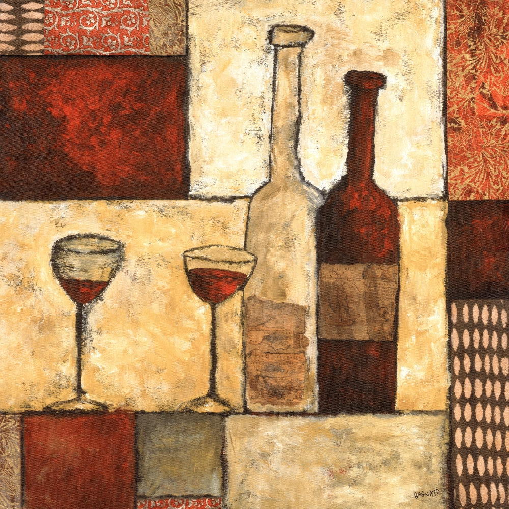 Wine for Two art print by Judi Bagnato for $57.95 CAD