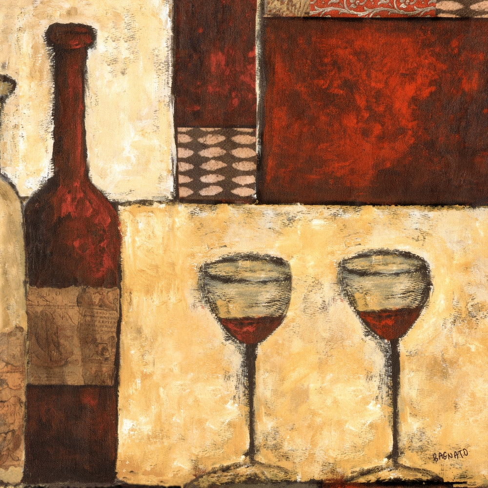 Red Wine for Two art print by Judi Bagnato for $57.95 CAD