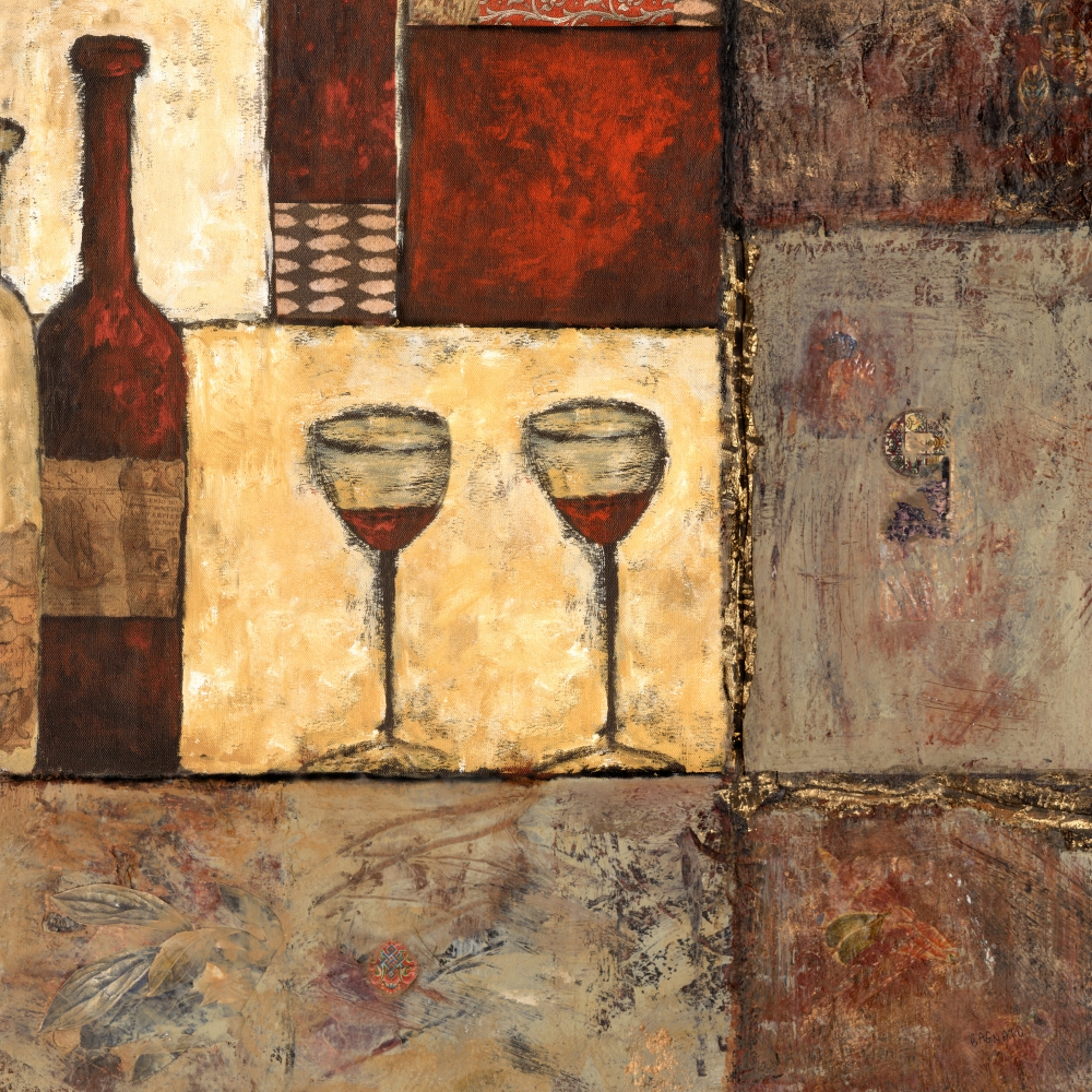 Red Wine for Two art print by Judi Bagnato for $57.95 CAD