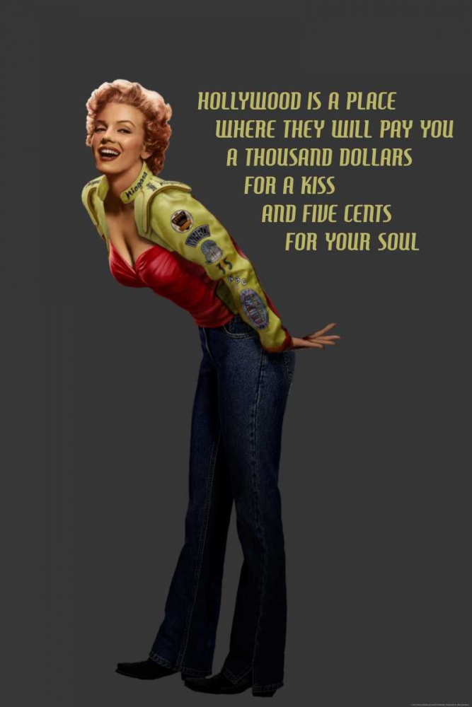 Eternal Speedway Marilyn art print by Chris Consani for $57.95 CAD