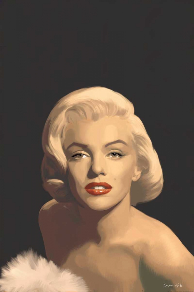 Classic Beauty In Graphic Gray art print by Chris Consani for $57.95 CAD