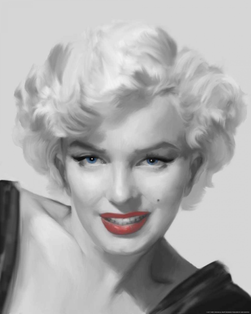 The Look Red Lips art print by Chris Consani for $57.95 CAD