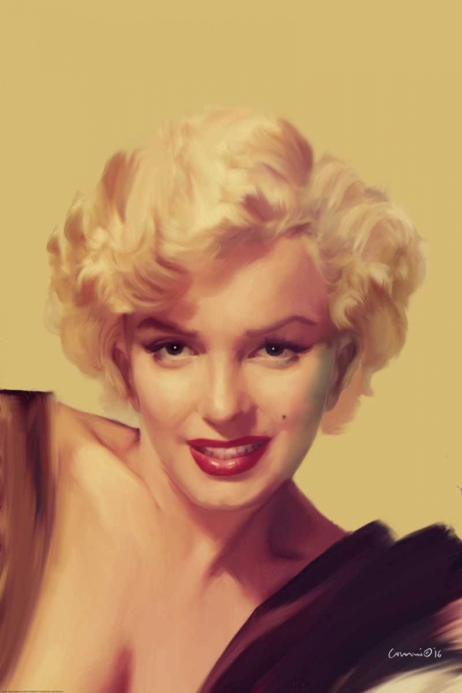 The Look In Gold art print by Chris Consani for $57.95 CAD