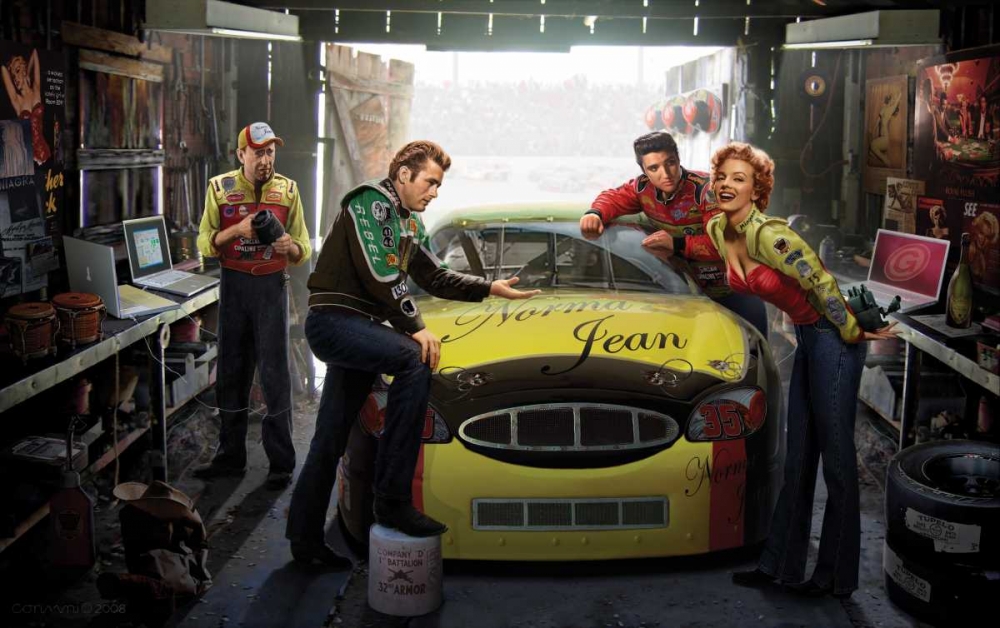 Eternal Speedway art print by Chris Consani for $57.95 CAD