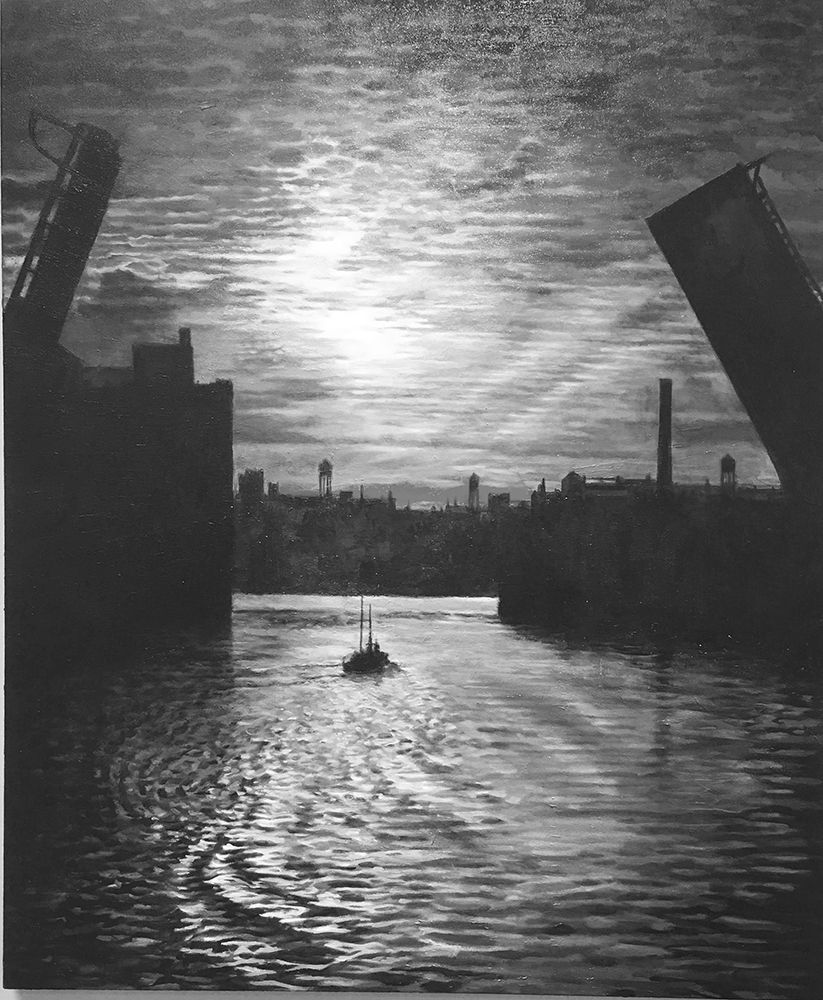 Sunset Bridge art print by Lawernce Gipe for $57.95 CAD