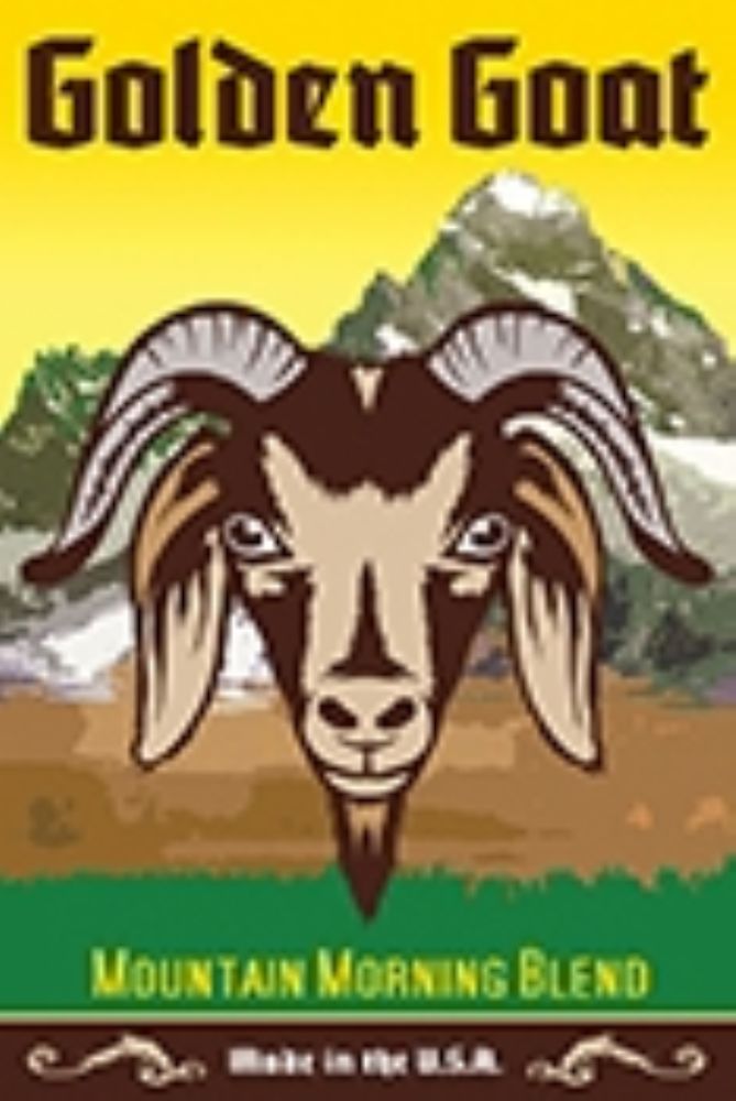 Golden Goat art print by Has for $57.95 CAD