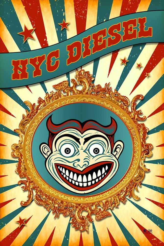 Nyc Diesel art print by Has for $57.95 CAD