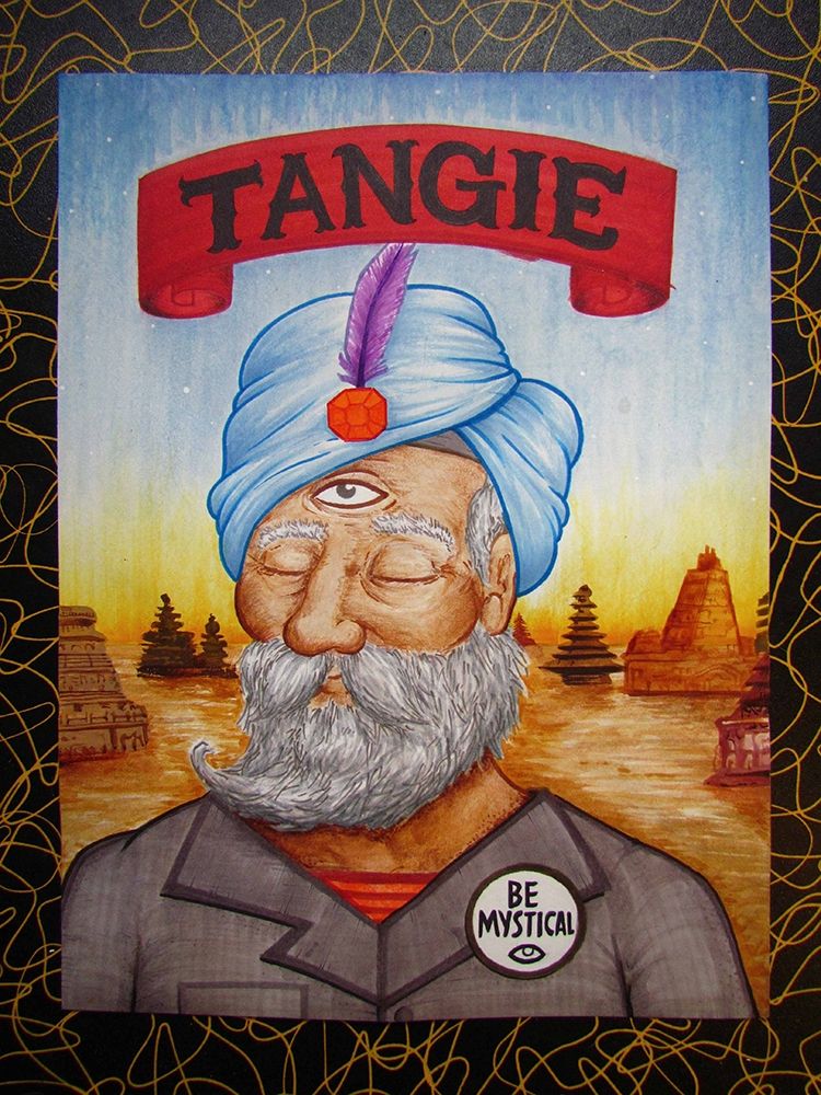Tangle Be art print by Has for $57.95 CAD