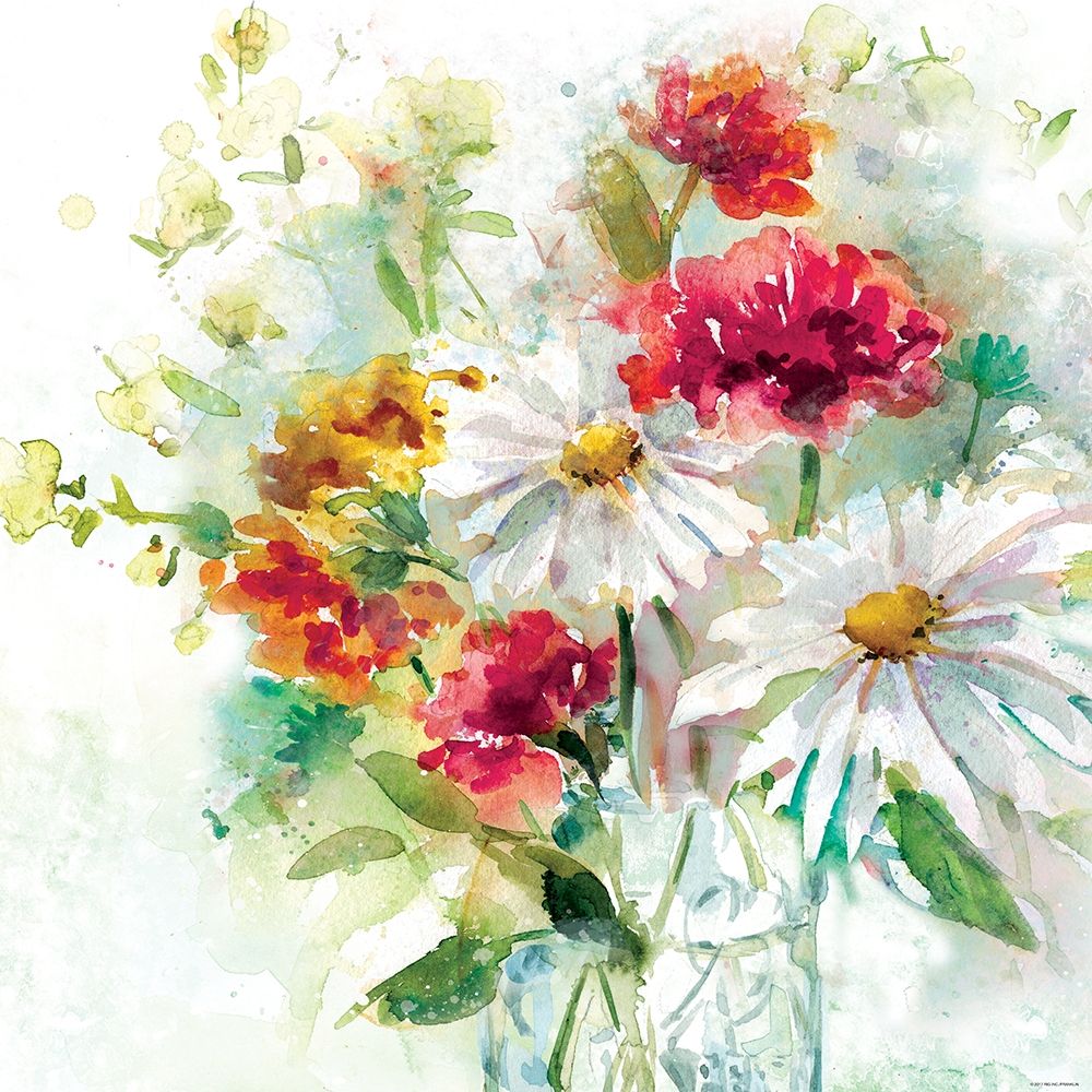 Garden Jar 2 art print by Elizabeth Franklin for $57.95 CAD