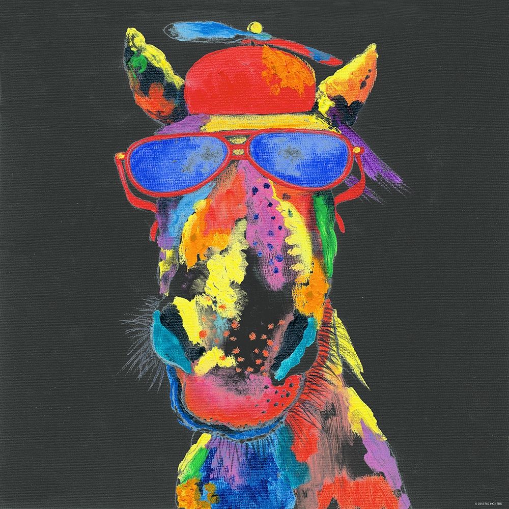 Horse IN DARK GRAY art print by TBS for $57.95 CAD