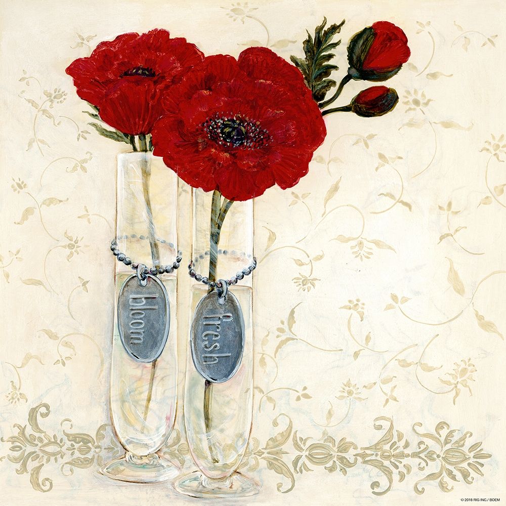 Inspired Red art print by O. Boem for $57.95 CAD