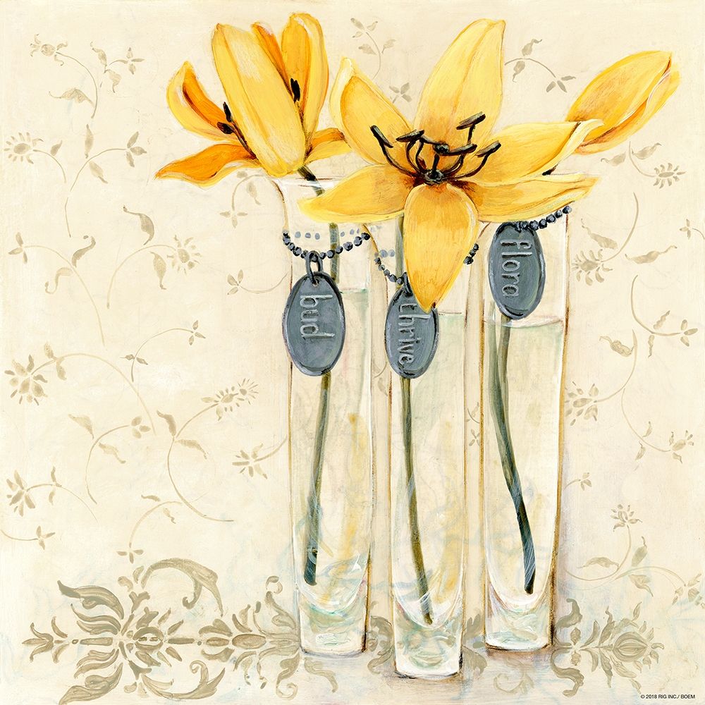 Inspired Yellow art print by O. Boem for $57.95 CAD