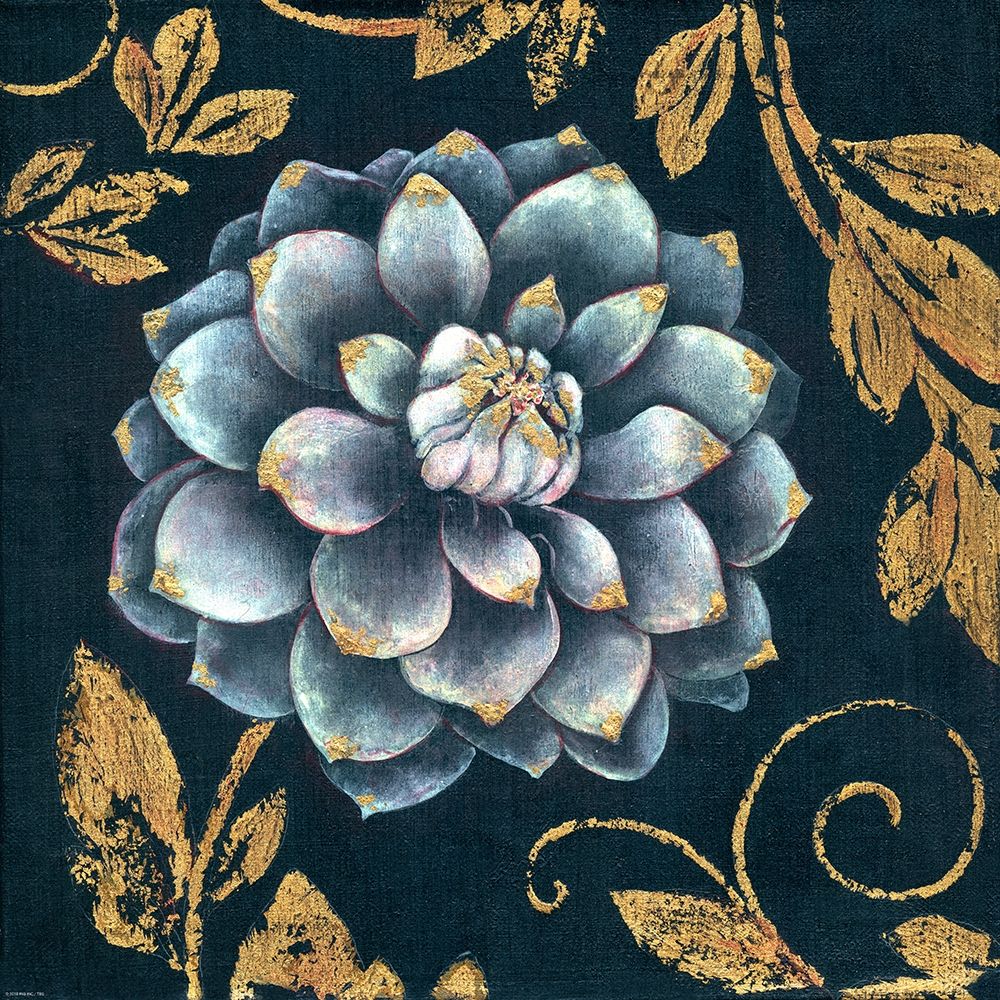Gold Tip Floral 1 art print by TBS for $57.95 CAD