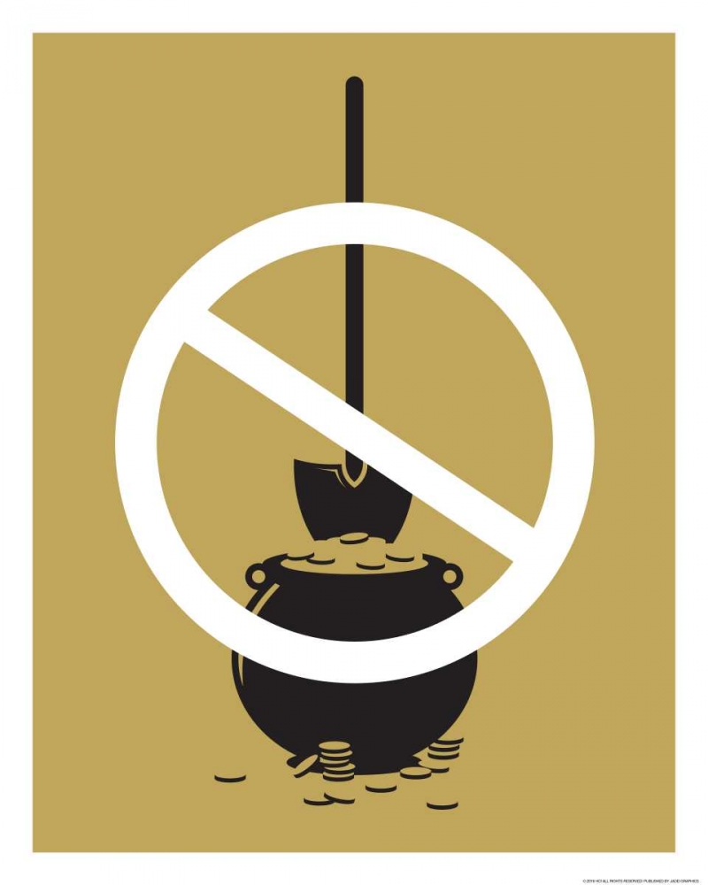 No Gold Digger art print by JJ Brando for $57.95 CAD