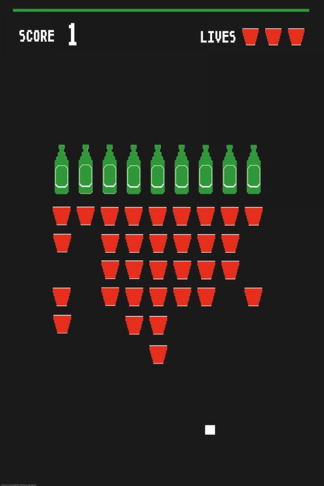 Beer Pong art print by JJ Brando for $57.95 CAD