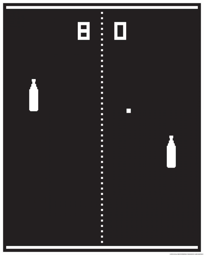 New Pong art print by JJ Brando for $57.95 CAD